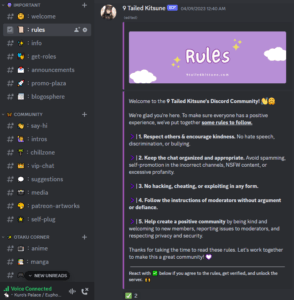 Discord Rules Templates